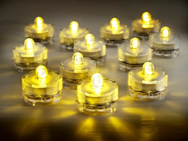 Weltbild LED Čajové svíčky Aqua, 12 ks