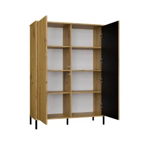 TP Living Vitrína KAMARO 2DD 103,5 cm dub artisan