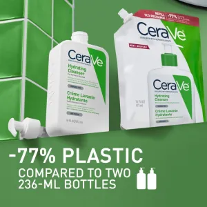 CeraVe Refill Hydrating Cleanser čistiaca emulzia s hydratačným účinkom náhradná náplň 473 ml