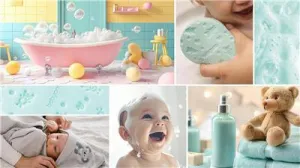 BABYONO Hubka na umývane - mint