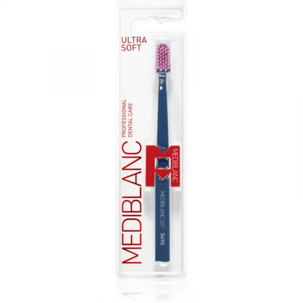 MEDIBLANC 5490 Ultra Soft zubná kefka ultra soft Dark Blue 1 ks