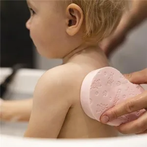 BABYONO Hubka na umývanie - ružová