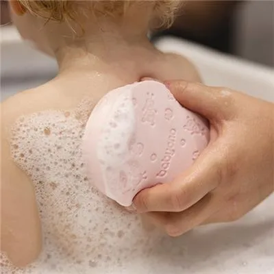 BABYONO Hubka na umývanie - ružová