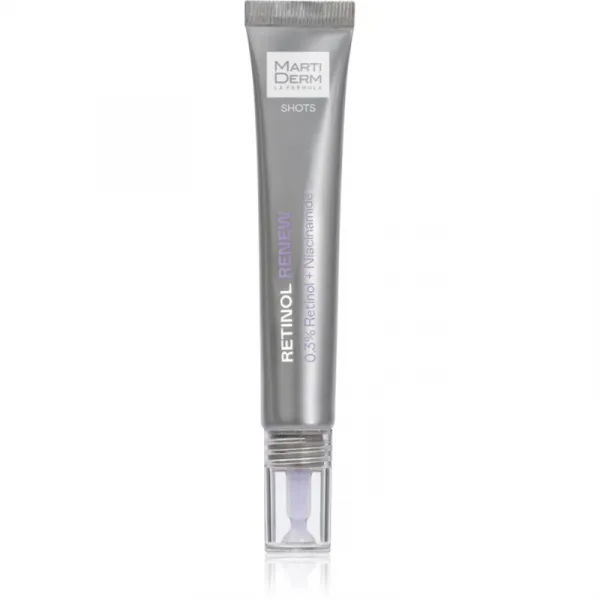 MartiDerm Shots Retinol Renew intenzívne sérum proti vráskam a tmavým škvrnám 20 ml