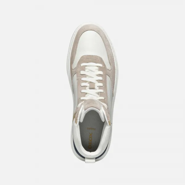 White men's sneakers Geox Deiven - Men's
