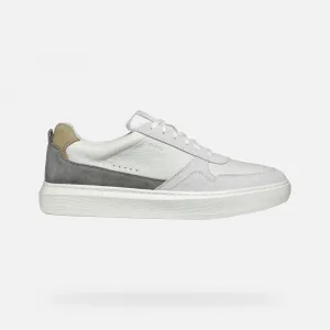 Cream men's sneakers Geox Deiven - Men's