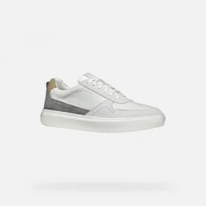 Cream men's sneakers Geox Deiven - Men's