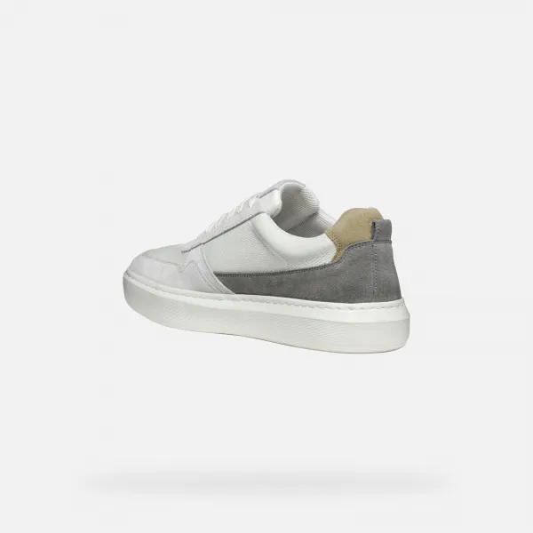 Cream men's sneakers Geox Deiven - Men's