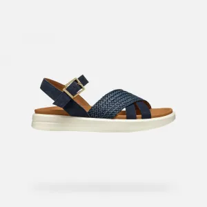 Dark blue women's sandals Geox XAN2S - Women's