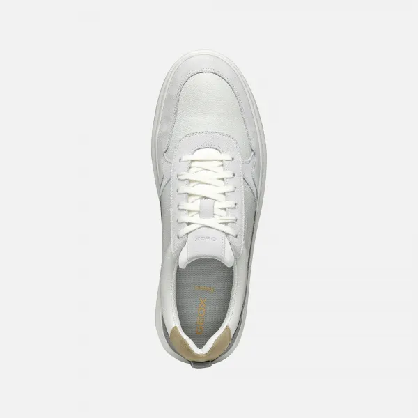 Cream men's sneakers Geox Deiven - Men's