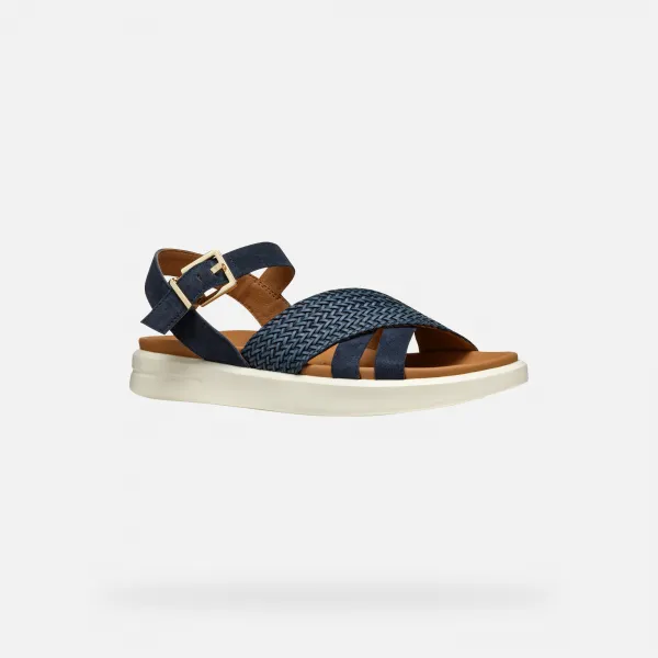 Dark blue women's sandals Geox XAN2S - Women's