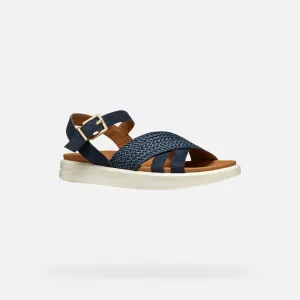 Dark blue women's sandals Geox XAN2S - Women's