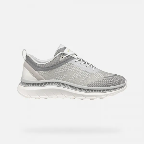 White men's sneakers Geox Spherica Actif X - Men