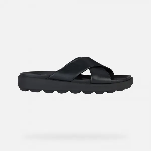 Black men's slippers Geox Spherica EC6 - Men