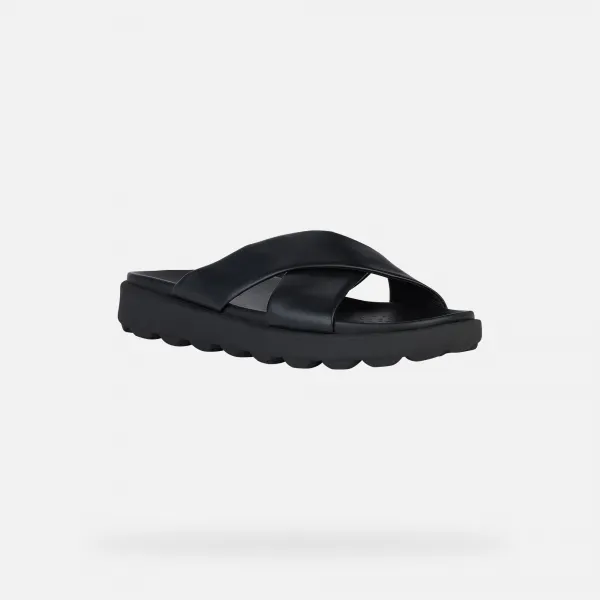 Black men's slippers Geox Spherica EC6 - Men