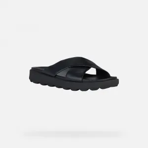 Black men's slippers Geox Spherica EC6 - Men