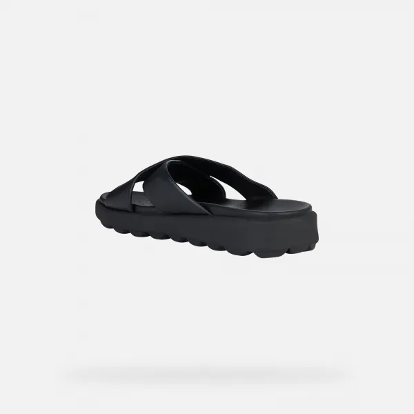 Black men's slippers Geox Spherica EC6 - Men