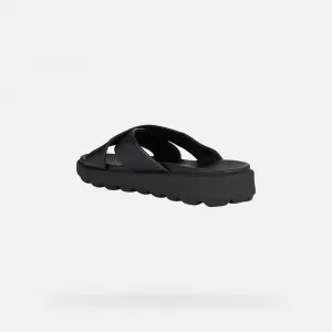 Black men's slippers Geox Spherica EC6 - Men