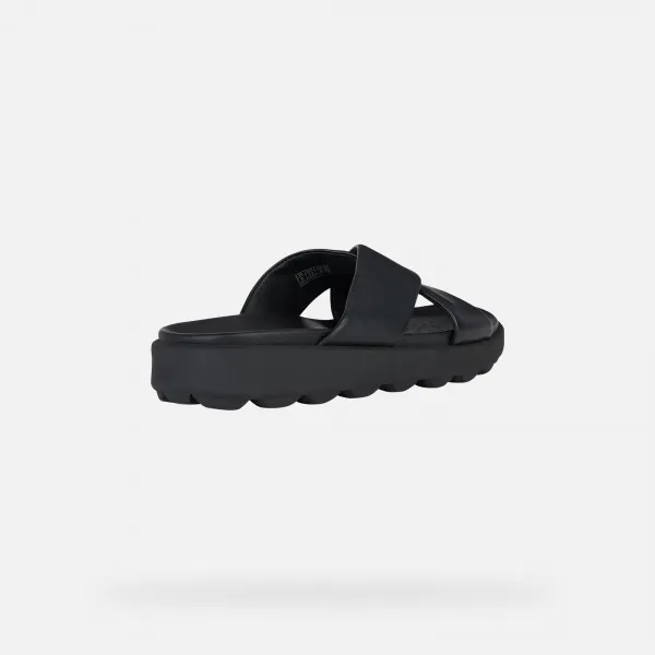 Black men's slippers Geox Spherica EC6 - Men