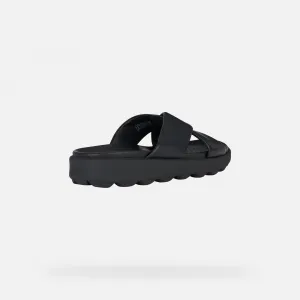 Black men's slippers Geox Spherica EC6 - Men