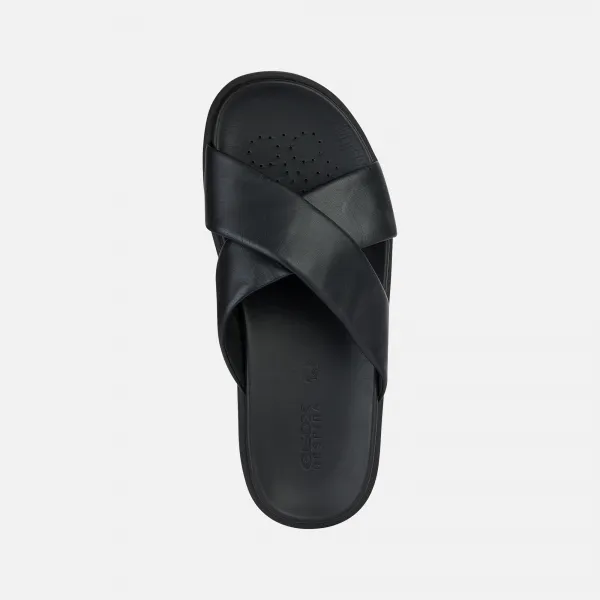 Black men's slippers Geox Spherica EC6 - Men