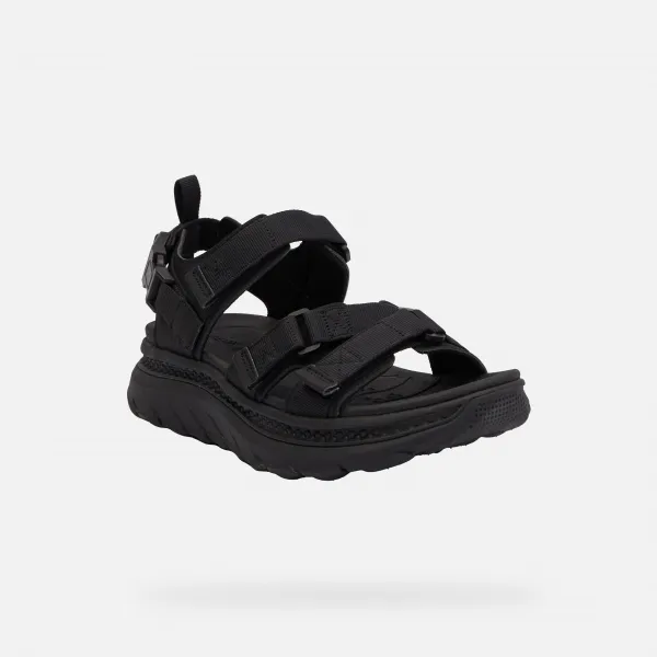 Black men's sandals Geox Spherica Actif X S - Men