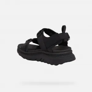 Black men's sandals Geox Spherica Actif X S - Men