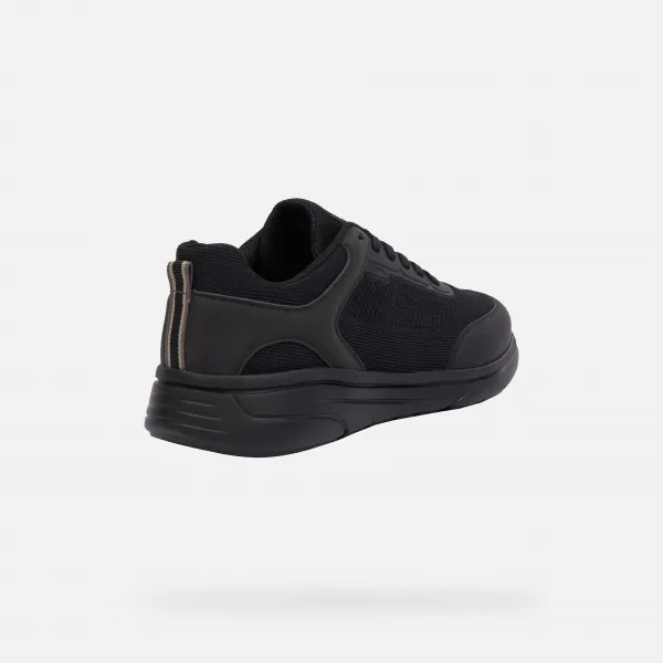Black men's sneakers Geox Klaiver - Men's