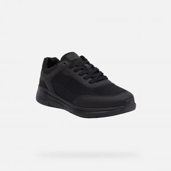 Black men's sneakers Geox Klaiver - Men's