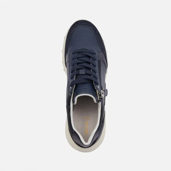 Dark blue women's sneakers Geox Allenie - Women's