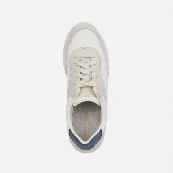 White men's sneakers Geox Rieti - Men's