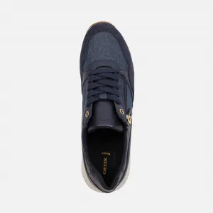 Dark blue women's sneakers Geox Bulmya - Women's