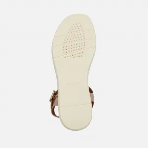 Cream women's sandals Geox Camalei - Women's
