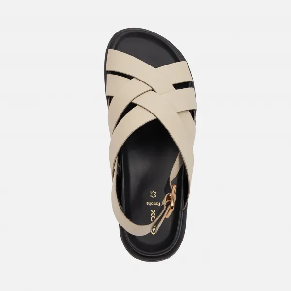 Cream women's sandals Geox Adelash - Women's