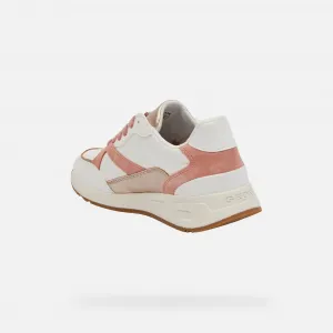 White women's sneakers Geox Bulmya - Women's
