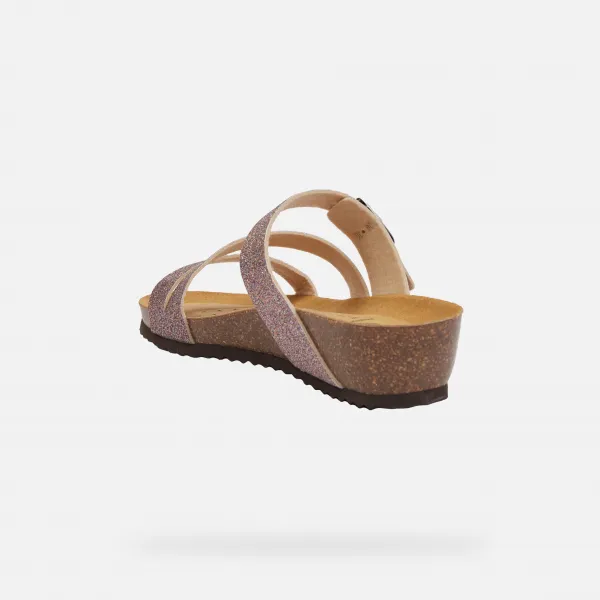 Brown women's sandals Geox Nesthellae - Women's