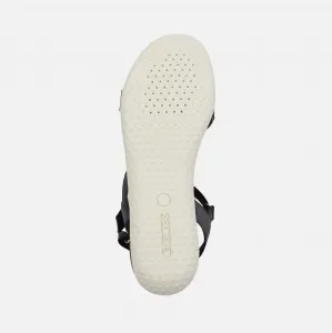 Black women's sandals Geox Vega - Women's