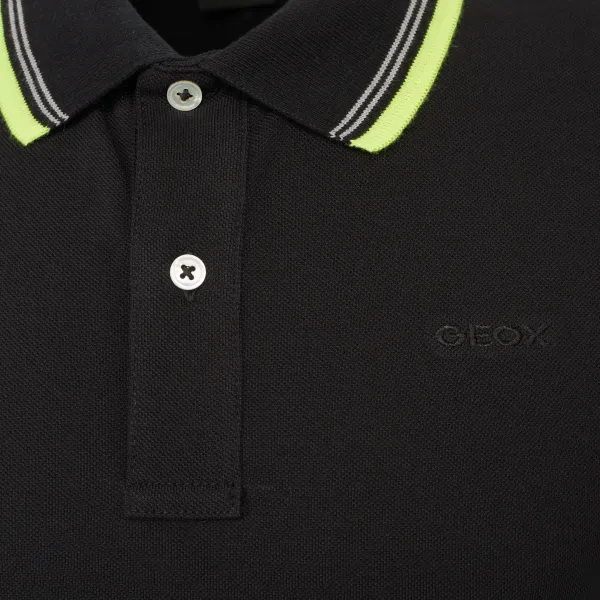 Black men's polo shirt Geox - Men's