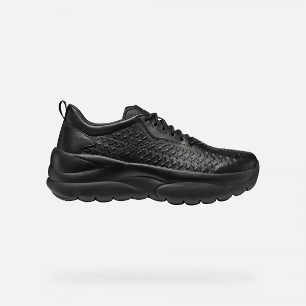 Black women's sneakers Geox Xtors - Women's