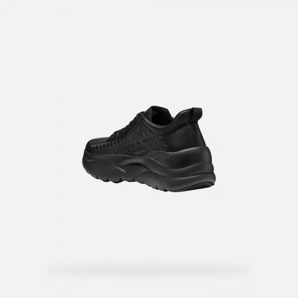 Black women's sneakers Geox Xtors - Women's