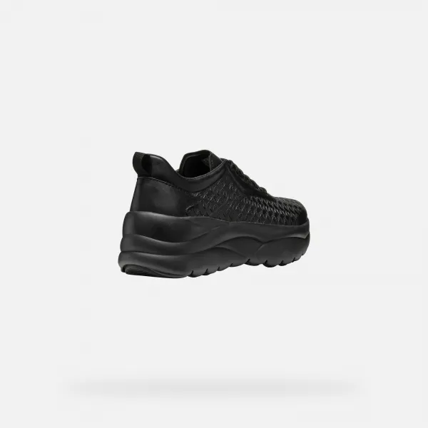 Black women's sneakers Geox Xtors - Women's