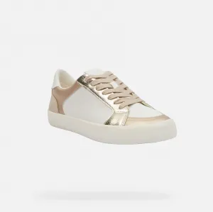 White women's sneakers Geox Emmeleny - Women's