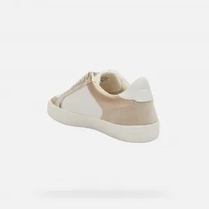 White women's sneakers Geox Emmeleny - Women's