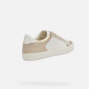 White women's sneakers Geox Emmeleny - Women's