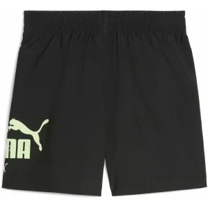 Puma ESSENTIALS LOGO LAB WOVEN SHORTS Pánske kraťasy, čierna, veľkosť