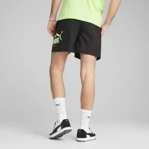 Puma ESSENTIALS LOGO LAB WOVEN SHORTS Pánske kraťasy, čierna, veľkosť