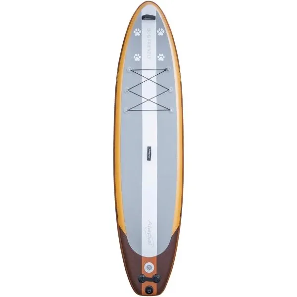 Alapai DOG FRIENDLY 350 Nafukovací jednovrstvový paddleboard, hnedá, veľkosť