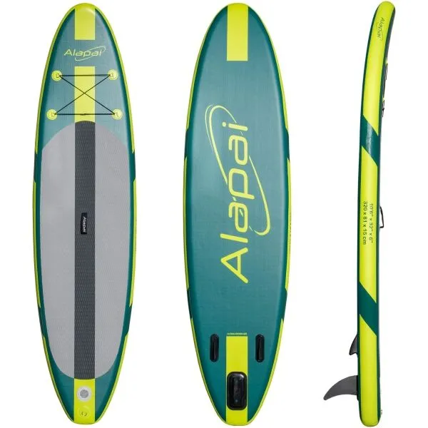 Alapai SAILOR 320 Nafukovací jednovrstvový paddleboard, tmavo zelená, veľkosť