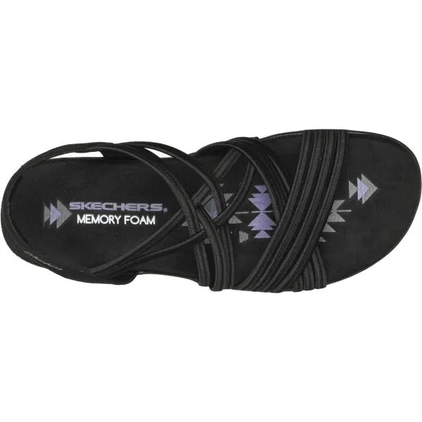 Skechers REGGAE SLIM Dámske sandále, čierna, veľkosť