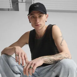 Puma ESSENTIALS ELEVATED BB CAP Šiltovka, čierna, veľkosť